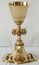 John Hardman Sterling Silver Gothic Chalice